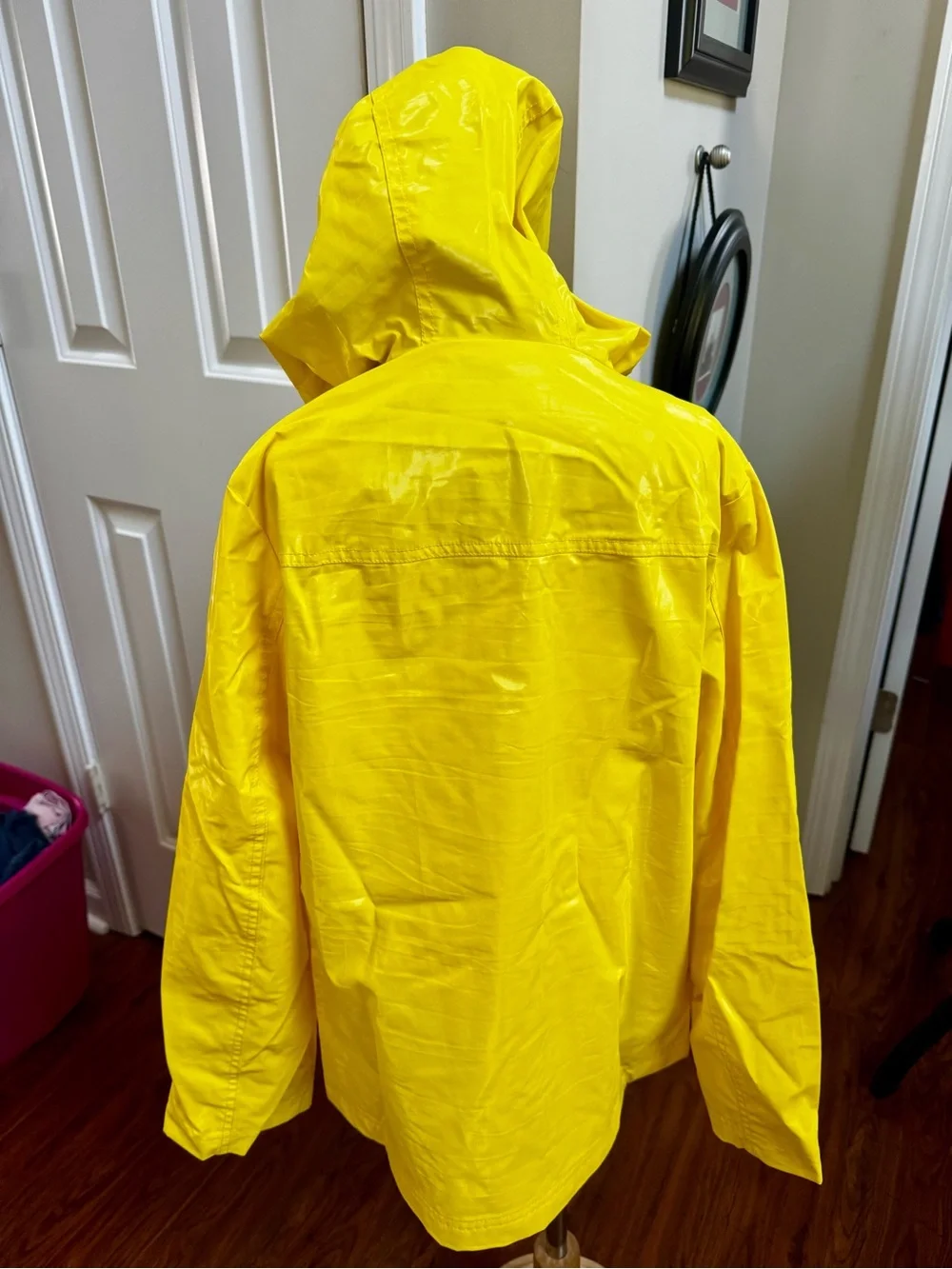 ☔️ GapKids Yellow Slicker Raincoat 🧥 Hooded Jacket Classic Style | Lined